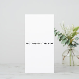 Minimalistisches Weiß Elegant für jeden Anlass Dankeskarte