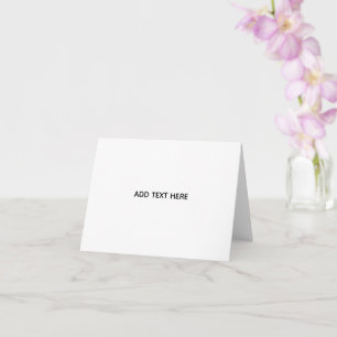 Minimalistisches Weiß Elegant für jeden Anlass Karte