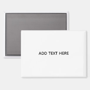 Minimalistisches Weiß Elegant für jeden Anlass Magnet