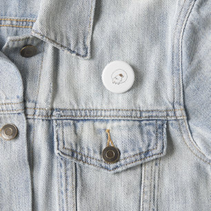 Minimalistisches Welpen-Haustierliebhaber-Geschenk Button