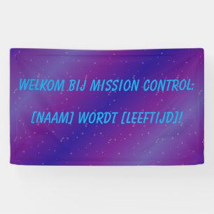 Minimalistisches Weltraum-Welkommensbanner - Banner