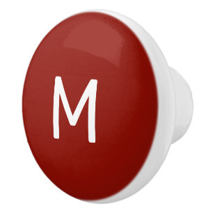 Minimalistisches Whitepaper mit weißer Druckfarbe Keramikknauf