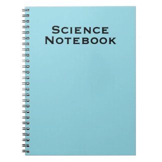 Minimalistisches Wissenschaftsnotizbuch Notizblock