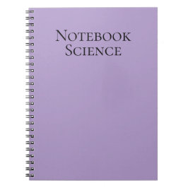 Minimalistisches Wissenschaftsnotizbuch Notizblock