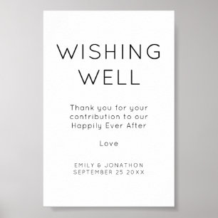 Minimalistisches Wunschzeichen Poster