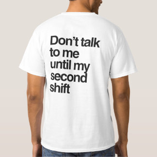 Minimalistisches Zitat Sprechen Sie nicht mit mir T-Shirt