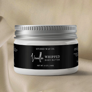 Minimalistisches Zuckerkorb Butter Jar Black Label