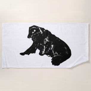 Minimallinien, Snowbird Lounge Dog Strandtuch
