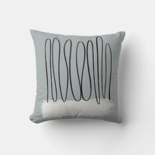 Minimalmoderner Stil Mitte des Jahrhunderts abstra Kissen