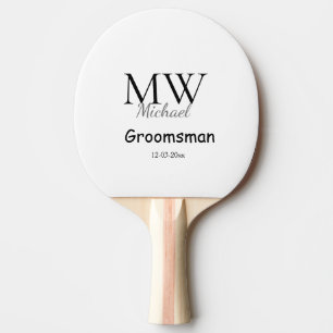 Minimalwerte für den Trauzeuge eines personalisie Tischtennis Schläger