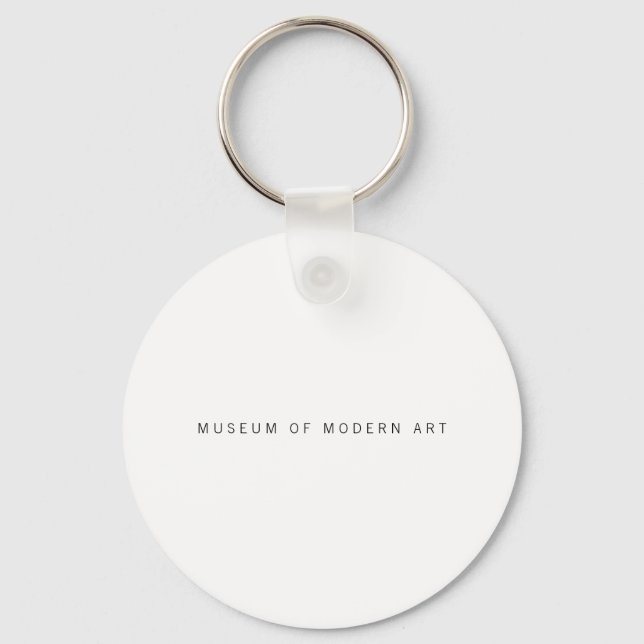 Minimalzentrum des Museums Schlüsselanhänger (Vorderseite)