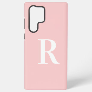 Minimonogramm Modern Rosa Samsung Galaxy Hülle