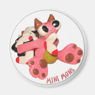 Minimons"Socken-Monster-" Magnet