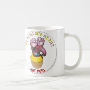 Minimons "Tauchen in eine Diät" Kaffee-Tasse Kaffeetasse