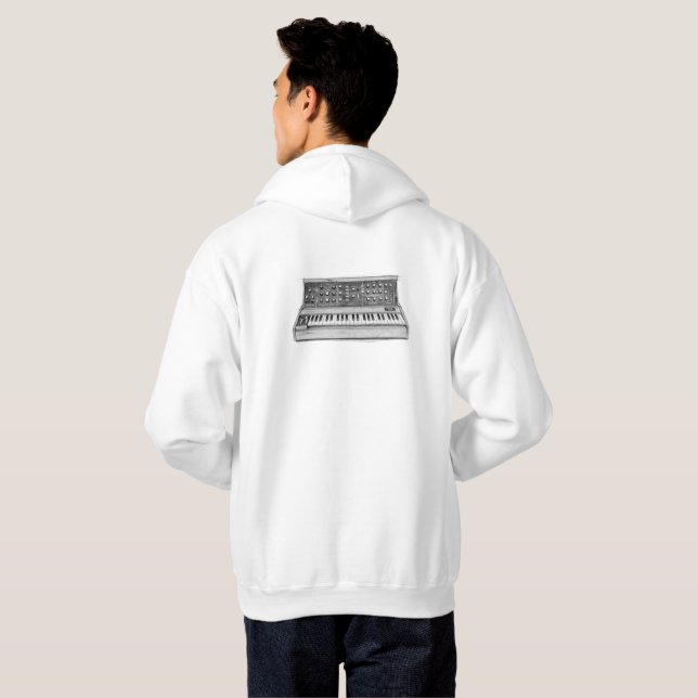 Minimoog Model D Hoodie (Schwarz voll)