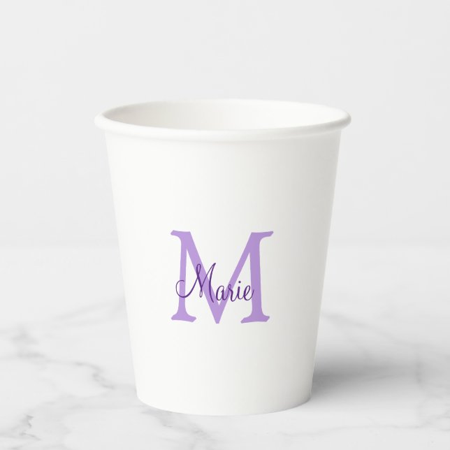 MINIMUM add name monogram pink   The  Pappbecher (Vorderseite)