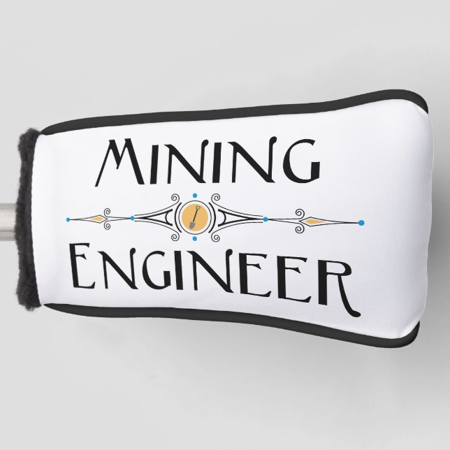 Mining Engineer Decorative Line Golf Headcover (Vorderseite)