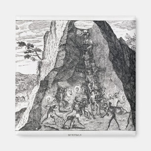 Mining', Frankfurt, 1602 Magnet