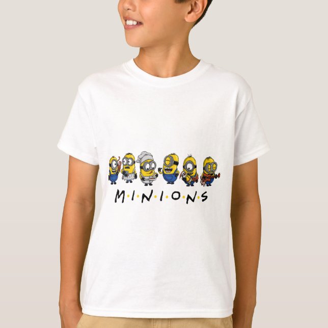 Minion Freunde  T-Shirt (Vorderseite)