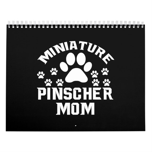 Minipinscher-Mama Kalender (Titelbild)