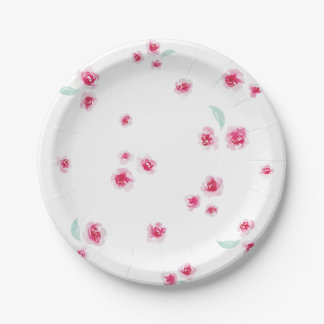 MiniRosen-Papierplatte Pappteller