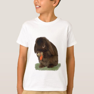 Minischmierölniederdruckhäschen und -karotte T-Shirt