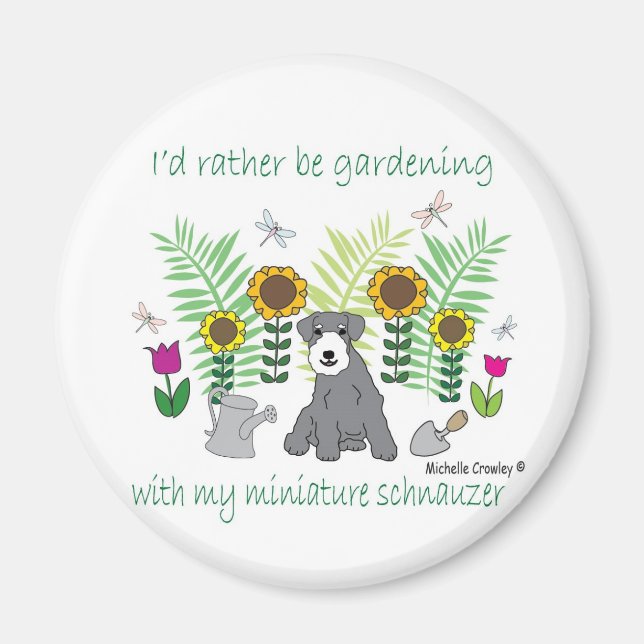 MiniSchnauzer Magnet (Vorne)