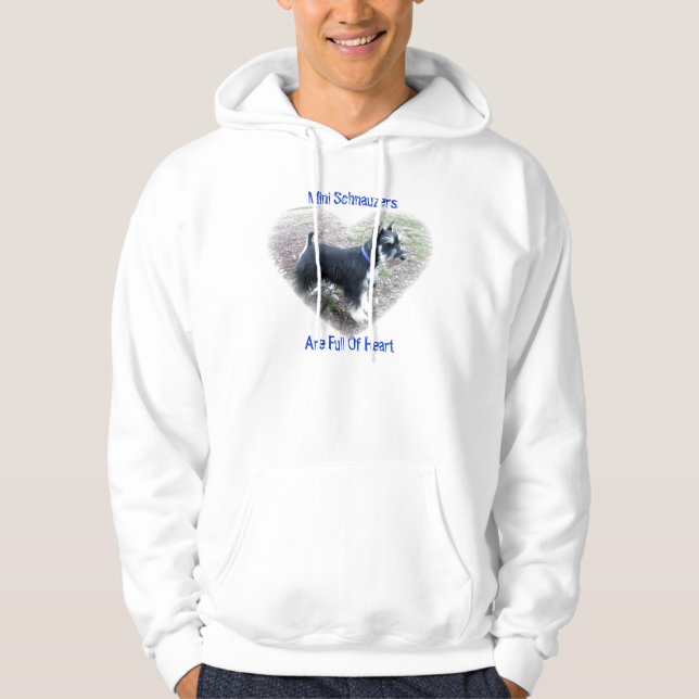 MiniSchnauzers sind von HerzHoodie voll Hoodie (Vorderseite)
