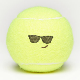 Minister Cool Kawaii Niedlich Emoticon Emoji Tennisbälle