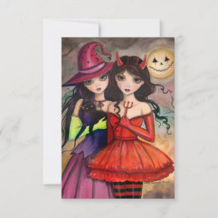 Minister der Halloween-Postkarte Karte
