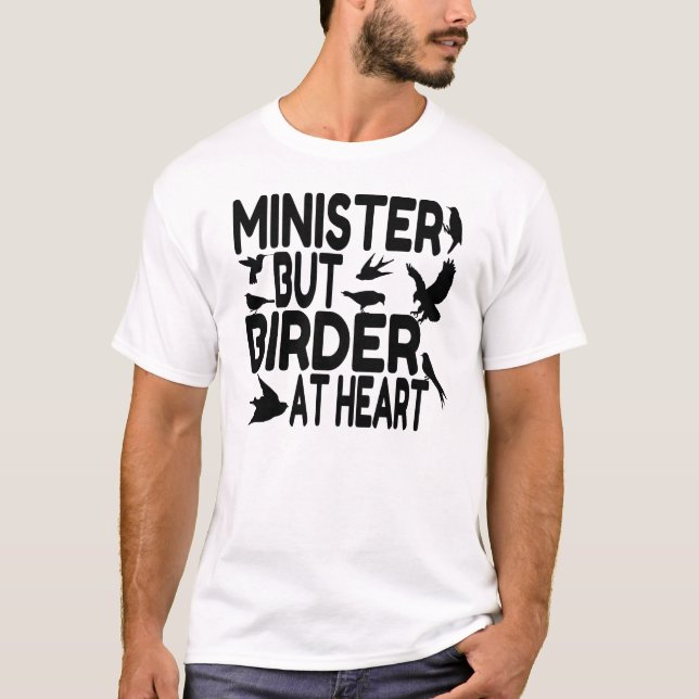 Minister für Bird Lover T-Shirt (Vorderseite)