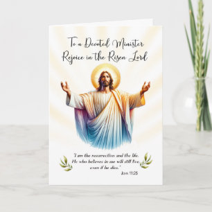 Minister Oster Jesus ist die Heilige Schrift Karte