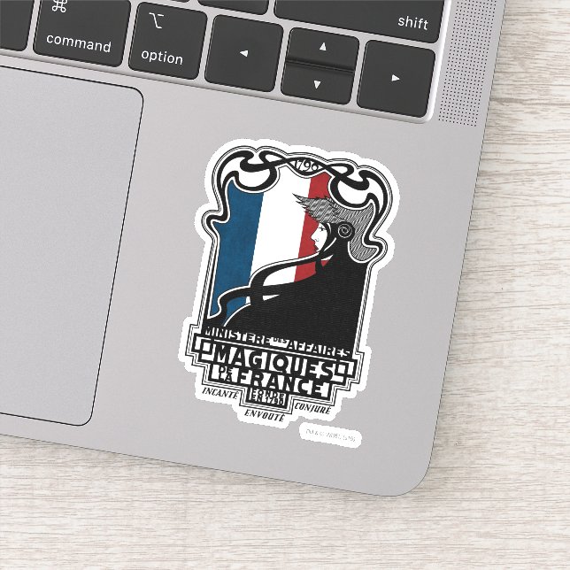 Ministère des Affaires Magiques de la France Logo Aufkleber (Detail)