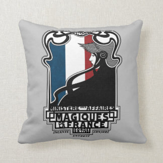 Ministère des Affaires Magiques de la France Logo Kissen