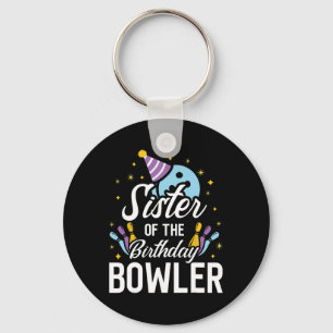 Ministerin des Bowlings Bowler zum Geburtstag Part Schlüsselanhänger