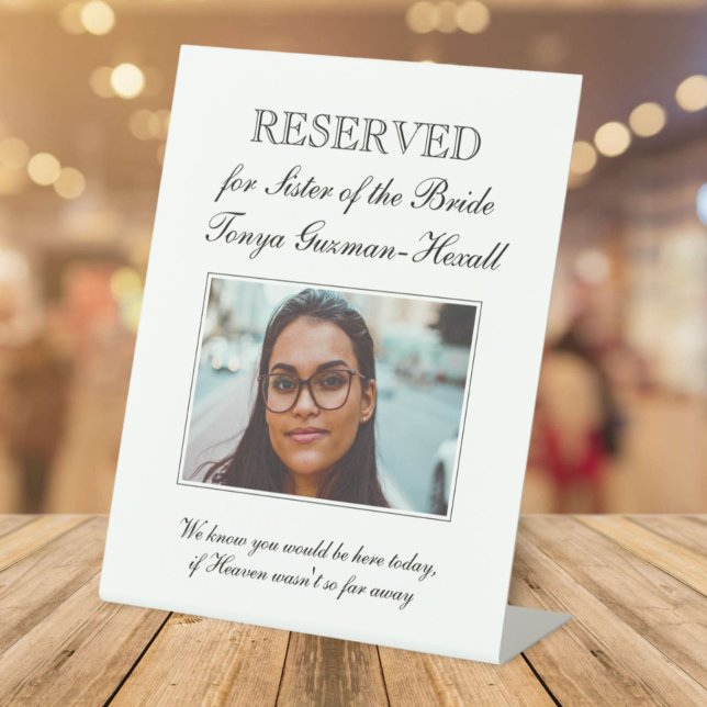 Ministerin des Foto-Gedenkstätten für Hochzeit Pe Sockelschild (Von Creator hochgeladen)
