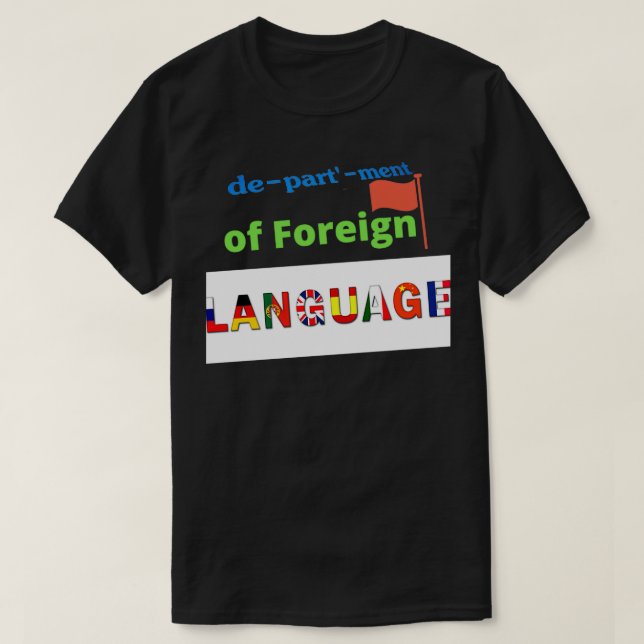 Ministerium für auswärtige Angelegenheiten T-Shirt (Design vorne)
