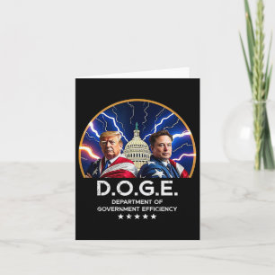 Ministerium für Effizienz Doge Trump Karte