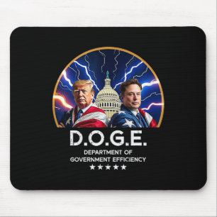 Ministerium für Effizienz Doge Trump Mousepad