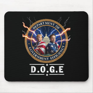Ministerium für Regierungseffizienz Doge Trump 47 Mousepad