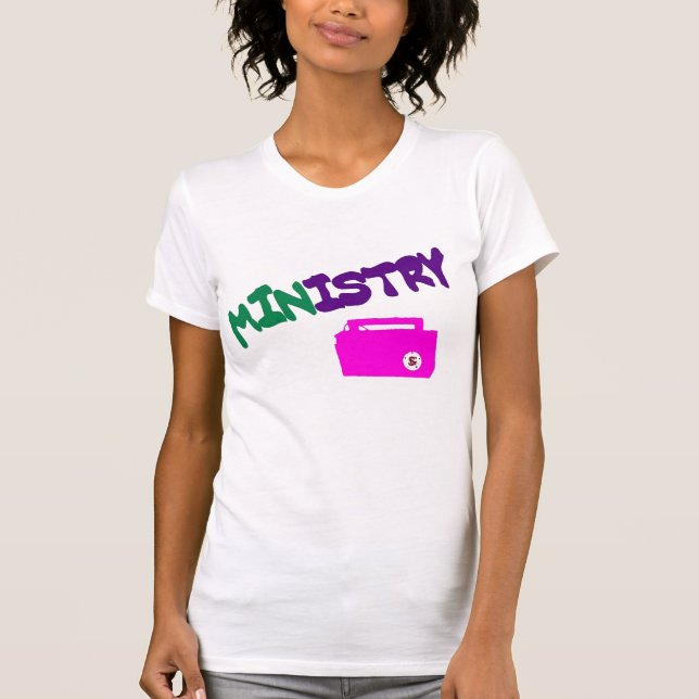 Ministerium-Musikt-stück 1 der Frauen T-Shirt (Vorderseite)