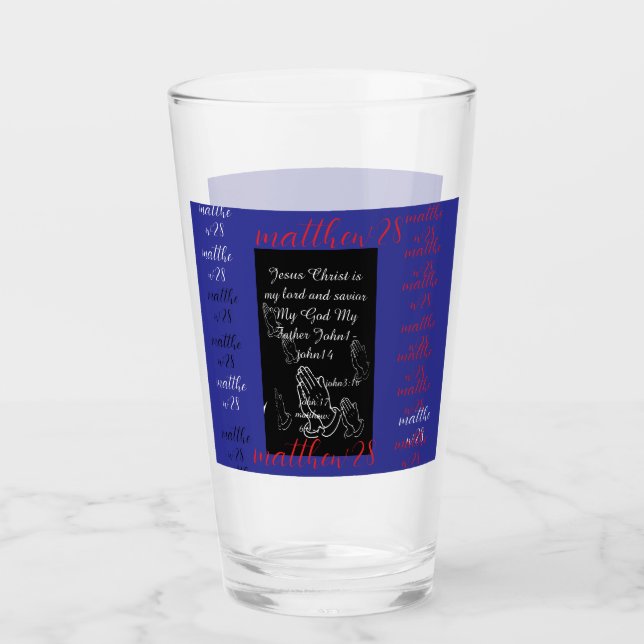 Ministeriumstassen Glas (Vorderseite)