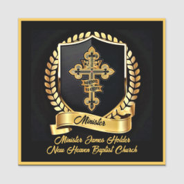 Ministernamensmarke Namensschild