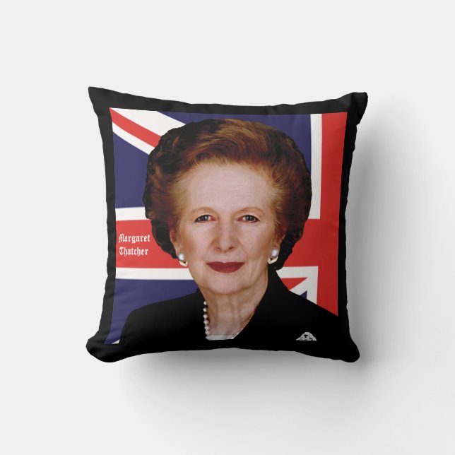 Ministerpräsidentin Margaret Thatcher - Beides seh Kissen (Vorderseite)