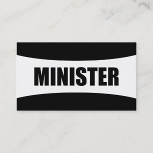 Ministre Carte de visite