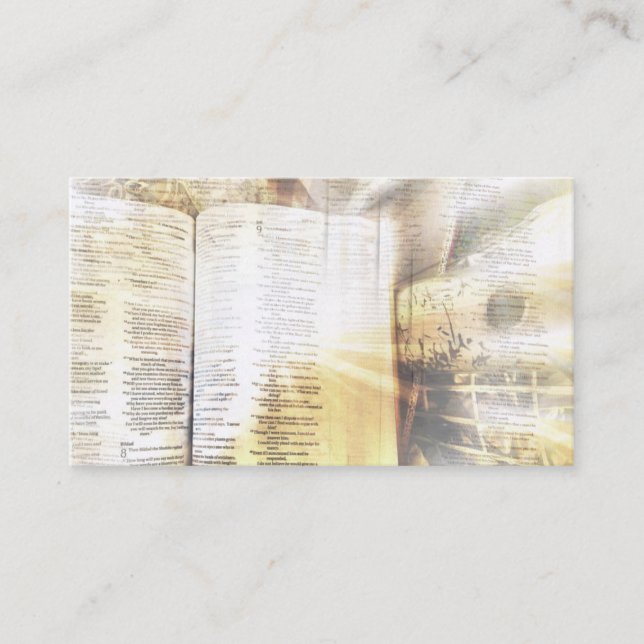 Ministre cartes de visite de révérend de pasteur (Devant)