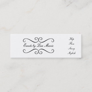 MiniVisitenkarten Mini Visitenkarte