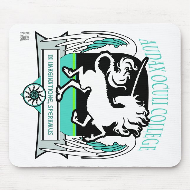 MinkMode Mousepad: Audax Oculi Uni Mousepad (Vorne)