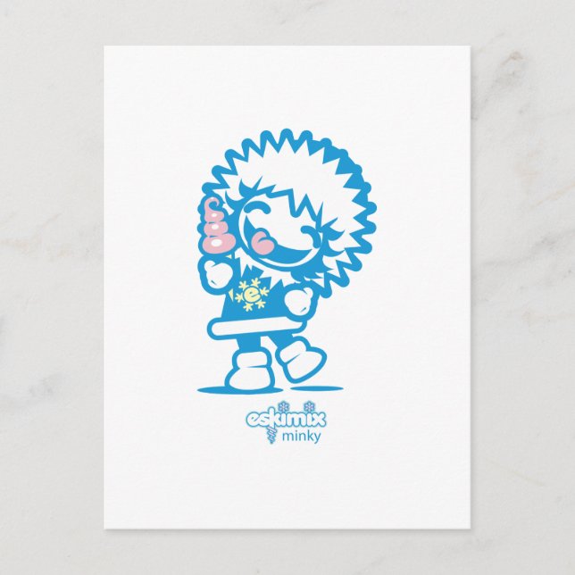 Minky Postkarte (Vorderseite)