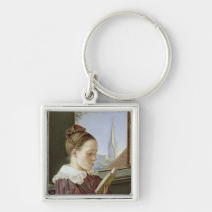 Minna Wasmann, die Schwester des Künstlers, 1822 Schlüsselanhänger